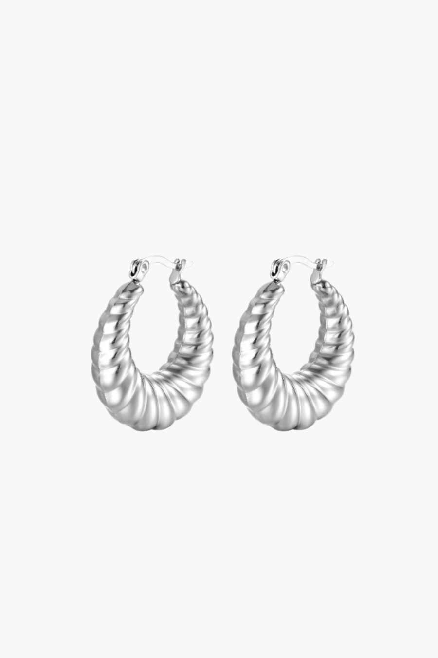 Zephyr Hoops - Silver