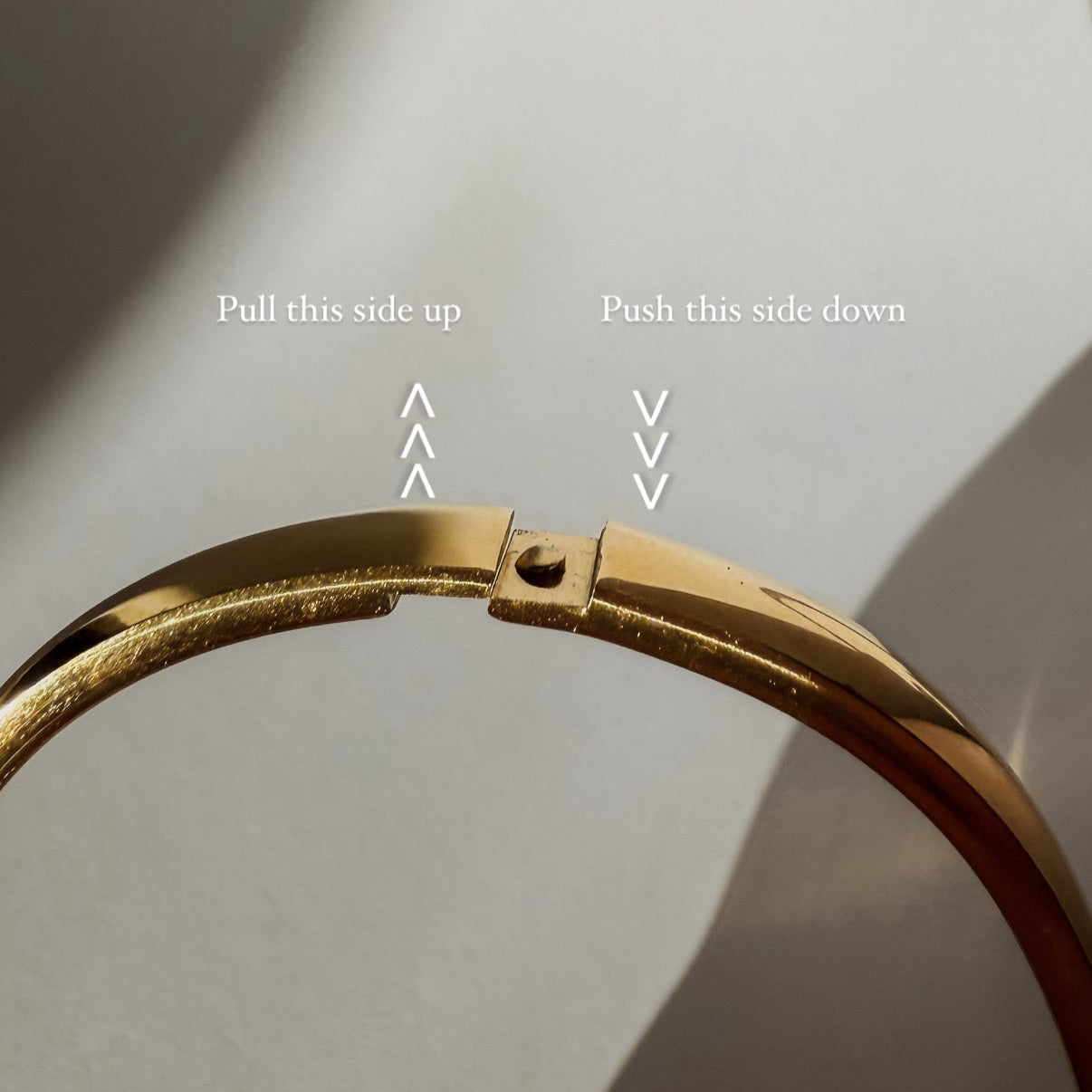Selena Bangle in 18k gold vermeil on sterling silver — Florence Jewellery