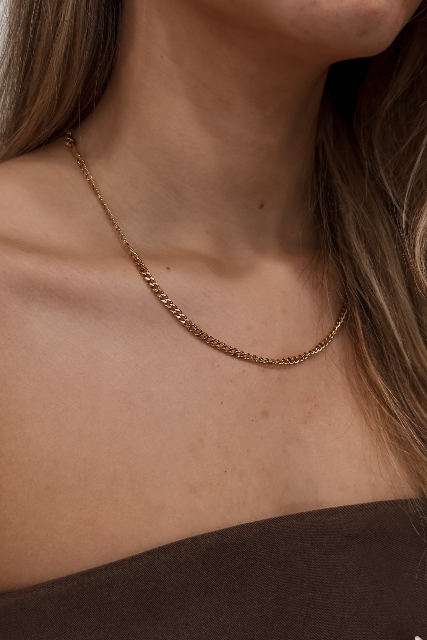 Nora Chain Necklace - Gold
