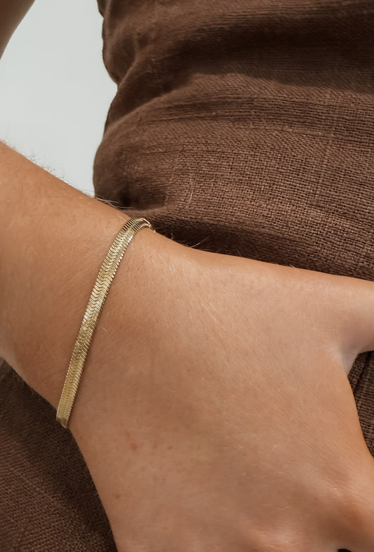 Snake Bracelet - Gold