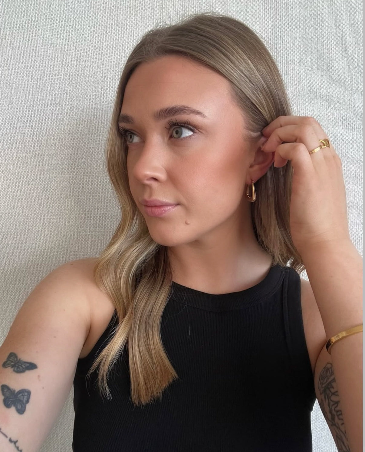 Ziggy Earrings in 18k gold vermeil on sterling silver — Florence Jewellery
