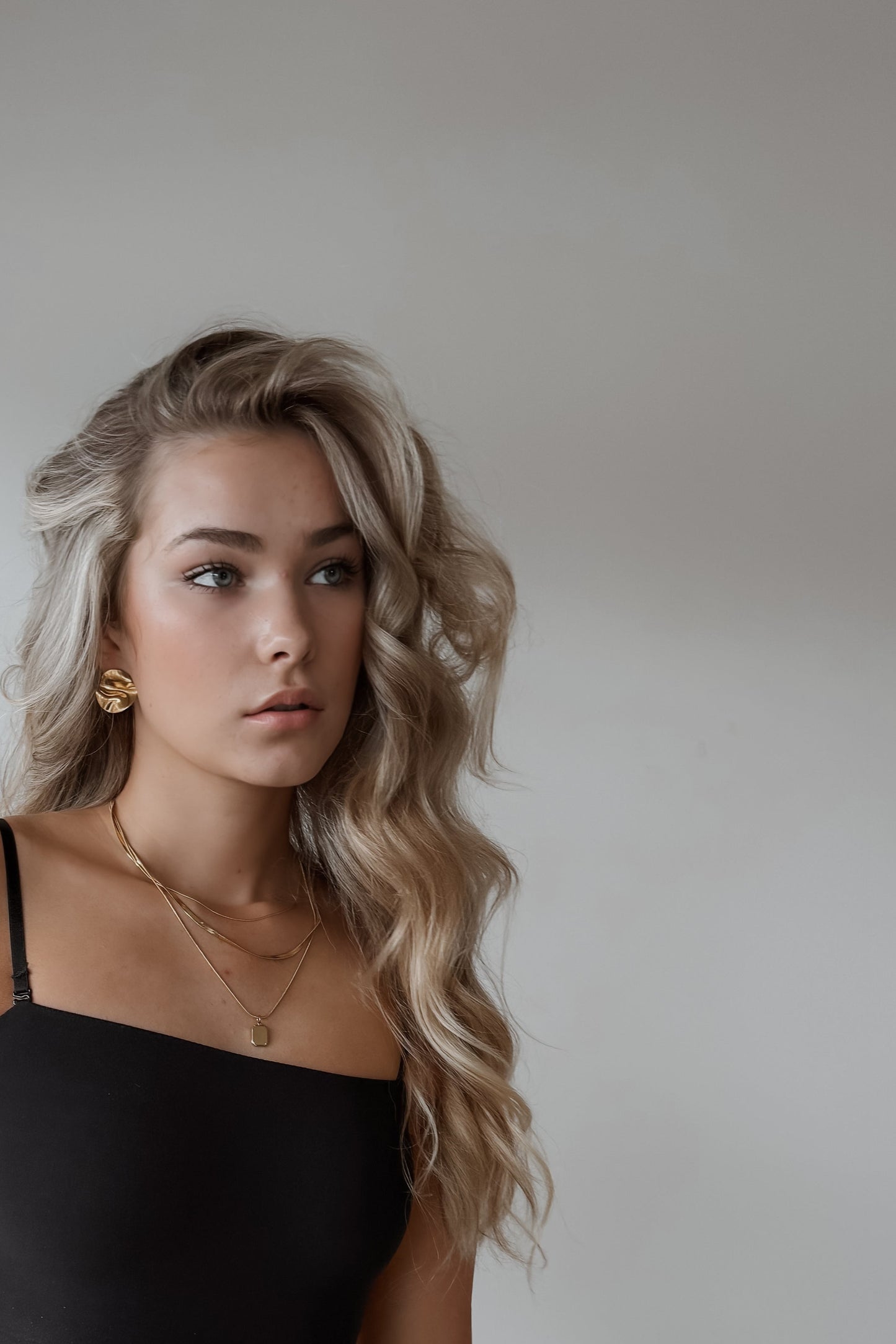 Rhiannon Trio Necklace - Gold