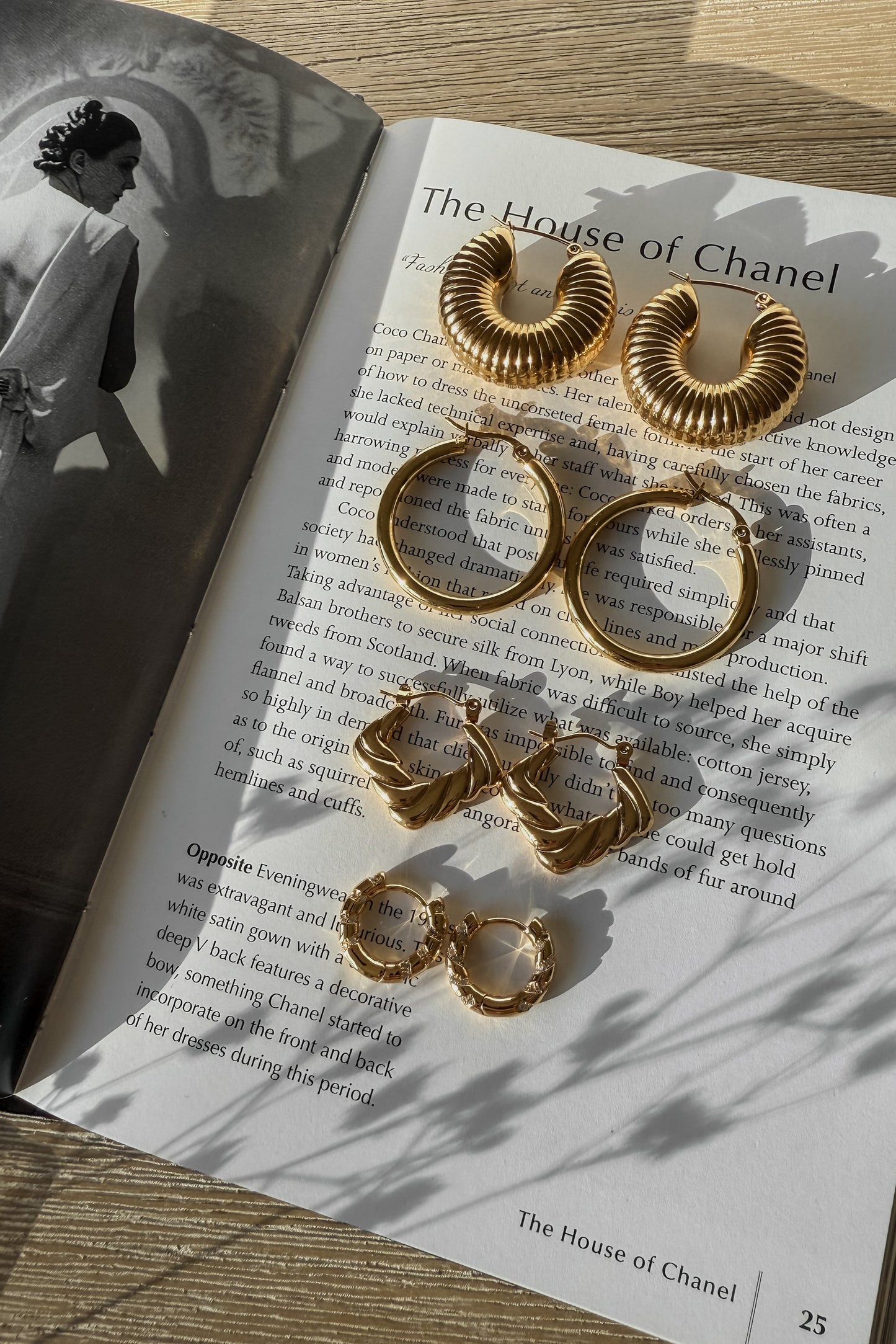 Nina Hoops - Gold