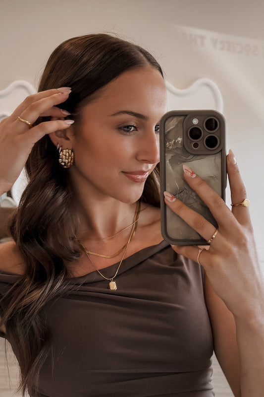 Rhiannon Trio Necklace - Gold