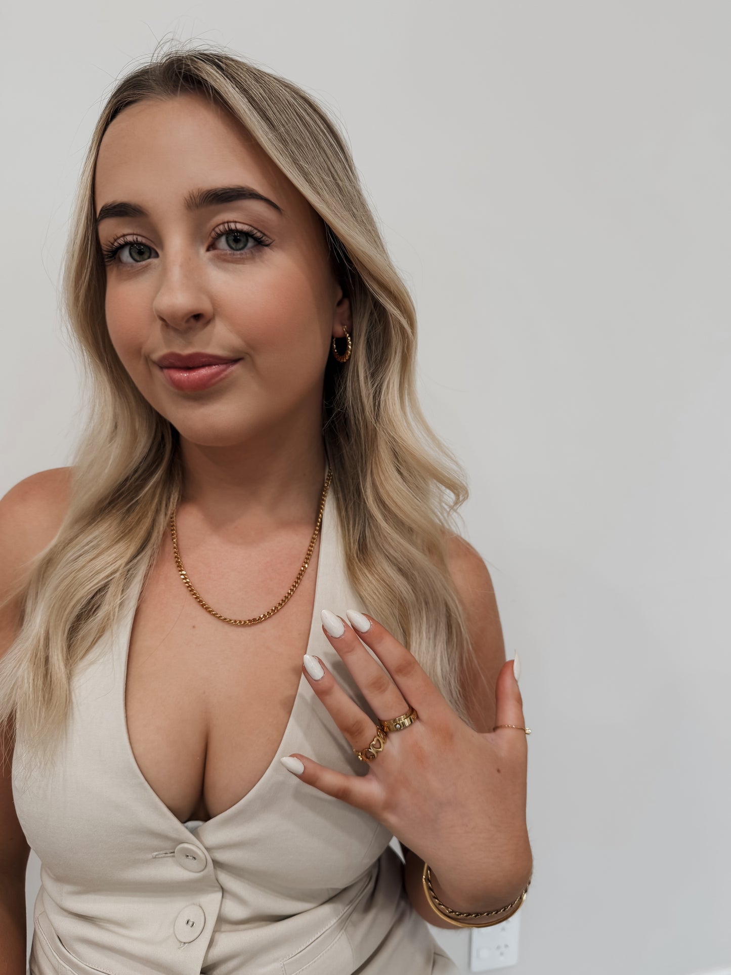 Nora Chain Necklace - Gold