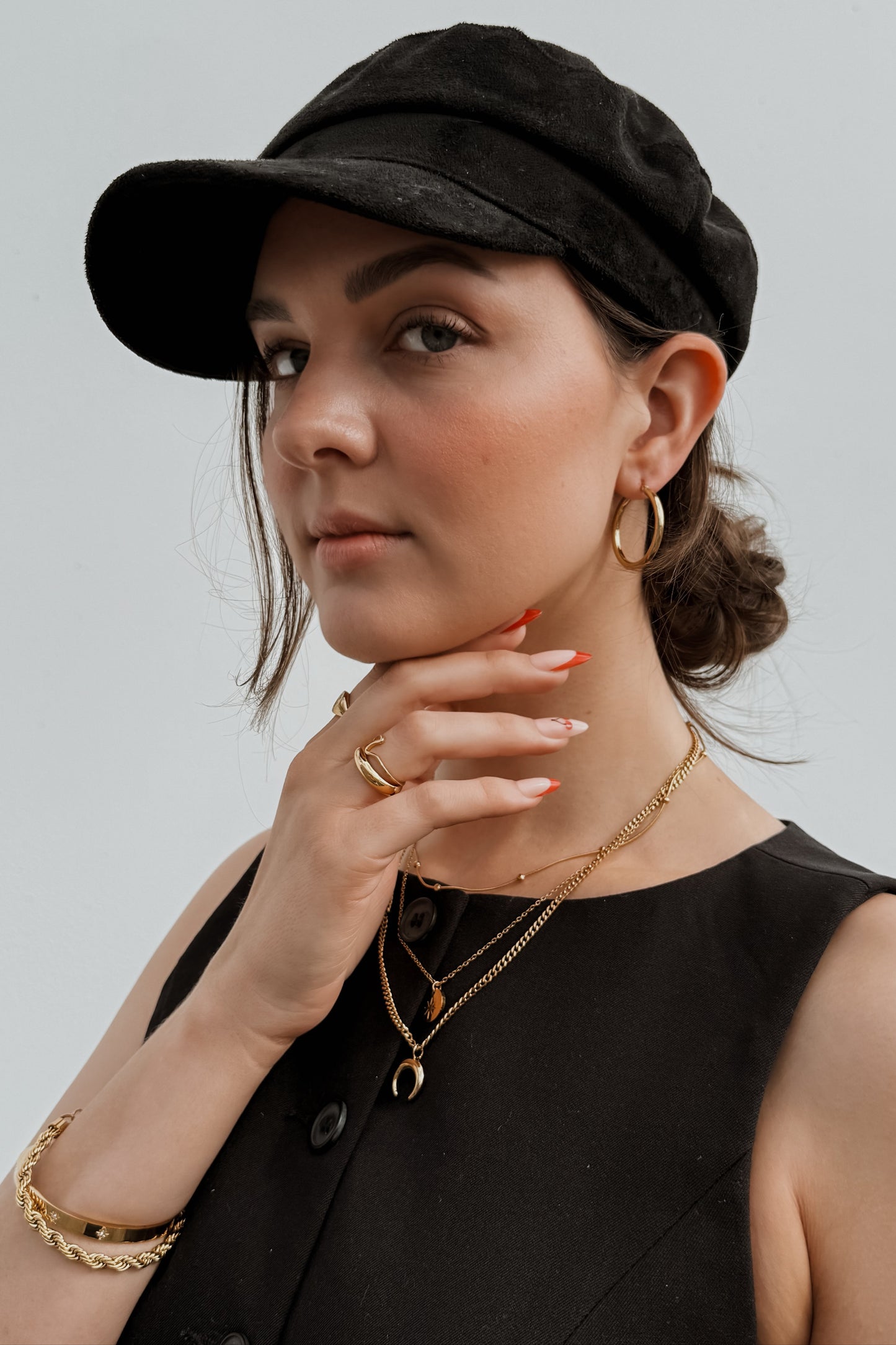 Nina Hoops - Gold