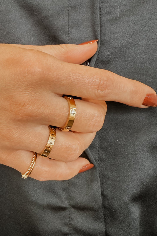Olive Ring - Gold