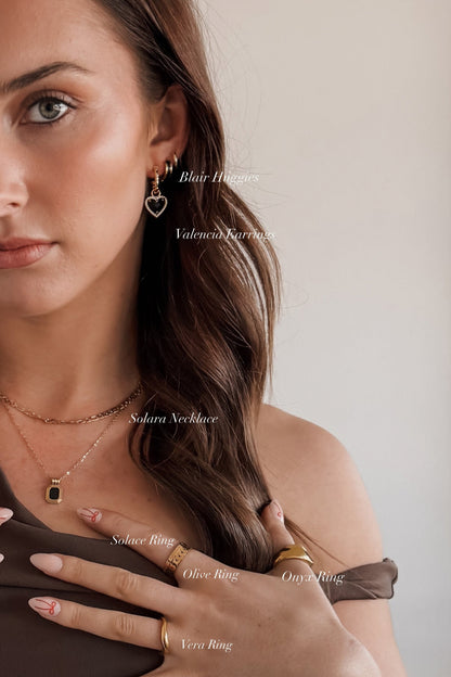 Solace Stacker Ring - Gold