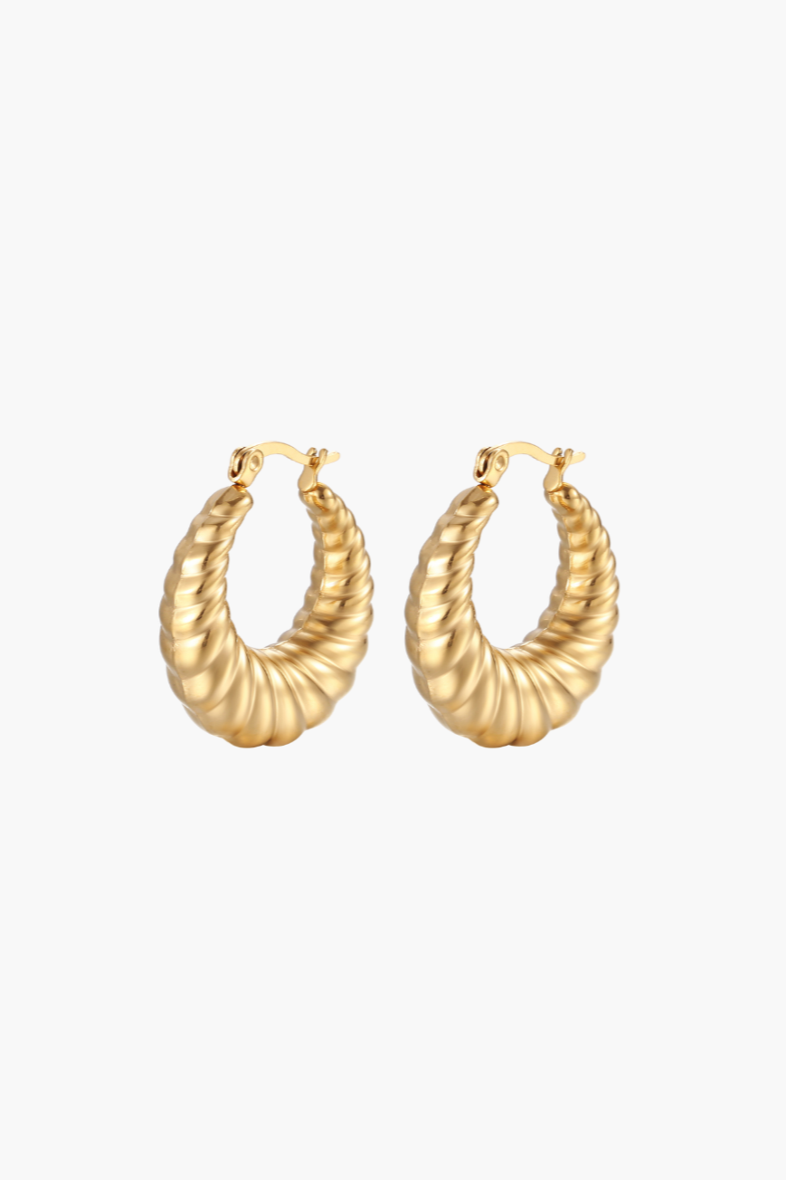 Zephyr Hoops - Gold