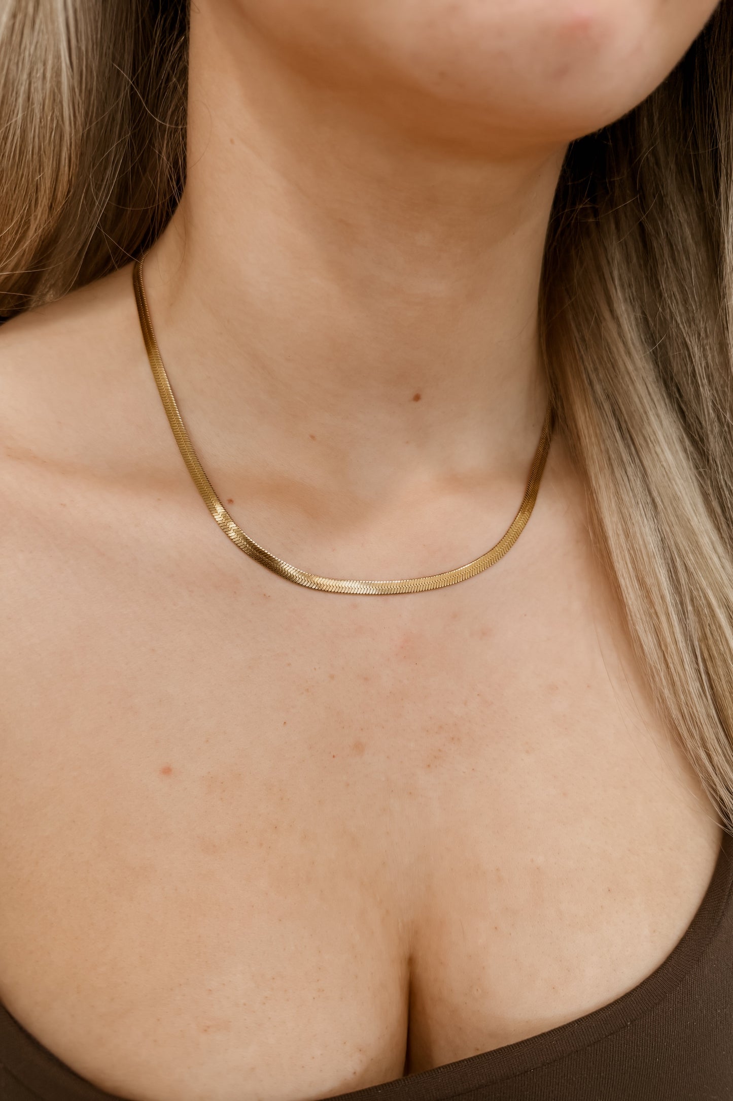 Snake Necklace - Gold