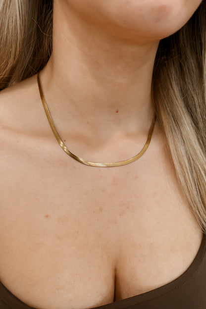 Snake Necklace - Gold