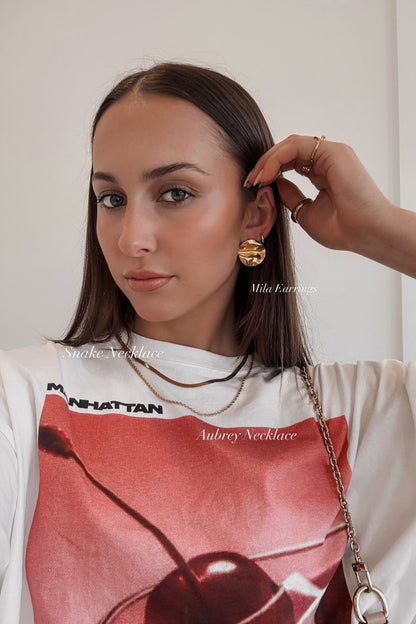 Mila Earrings - Gold