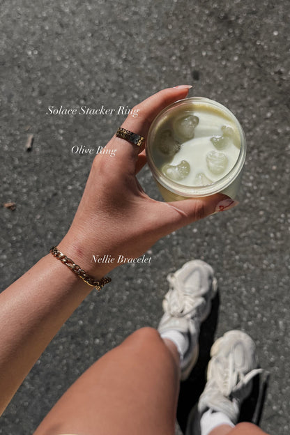 Solace Stacker Ring - Gold