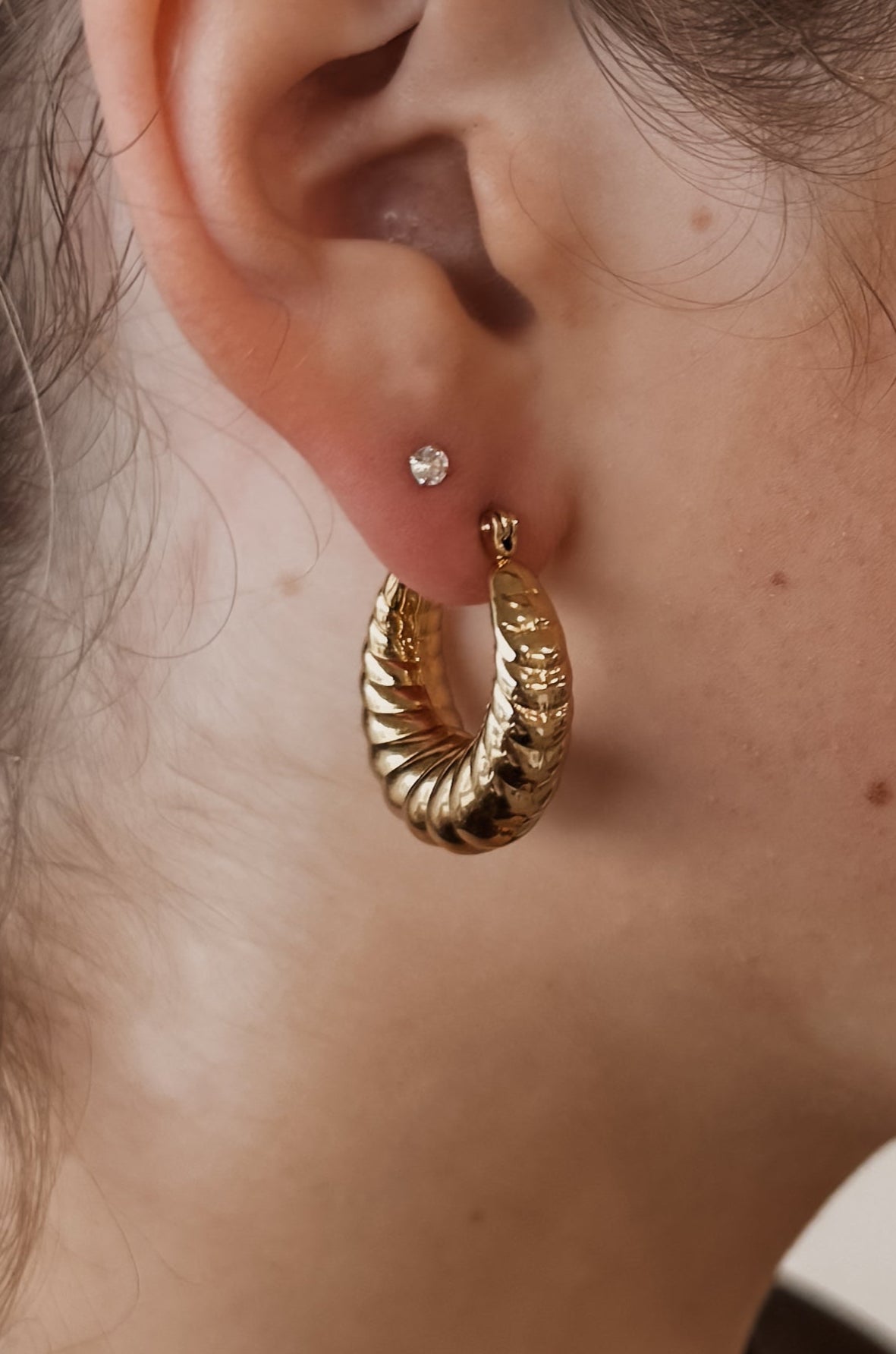 Zephyr Hoops - Gold
