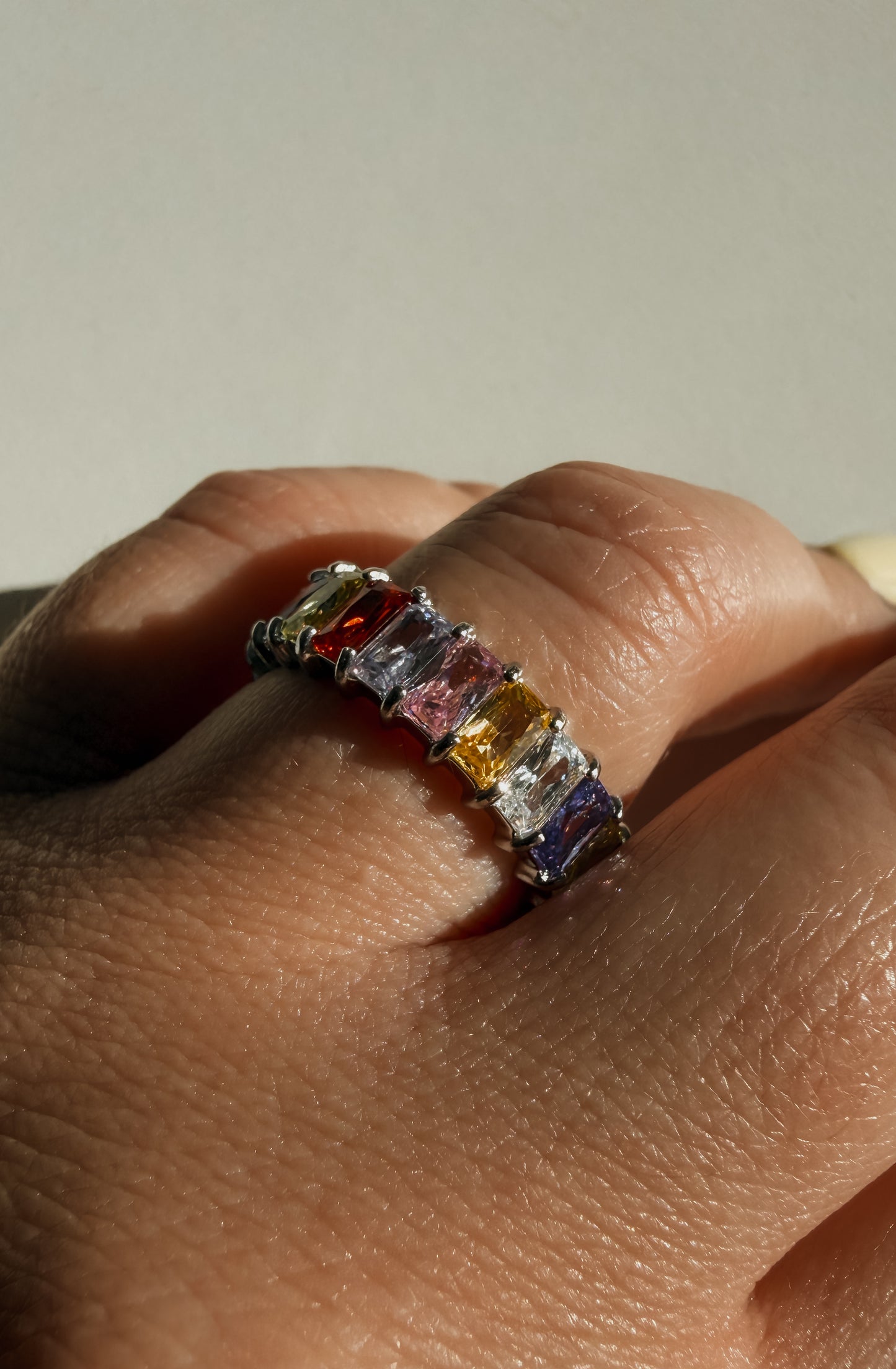 Jensen Ring silver in 18k gold-plated stainless steel — Florence Jewellery