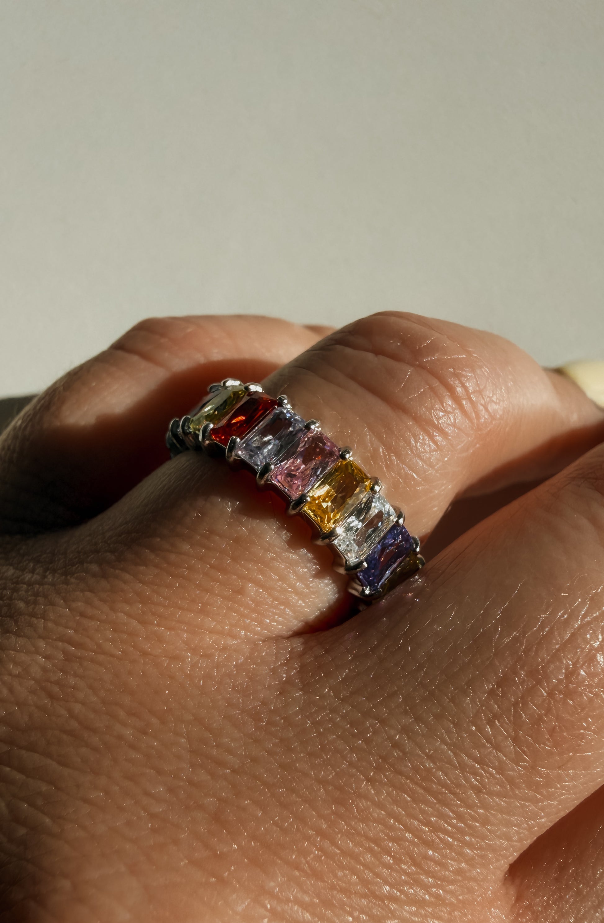 Jensen Ring silver in 18k gold-plated stainless steel — Florence Jewellery