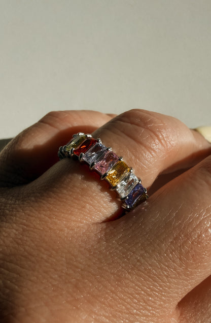 Jensen Ring silver in 18k gold-plated stainless steel — Florence Jewellery