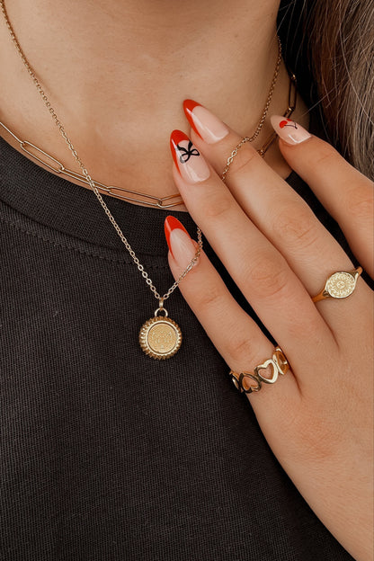 Summer Signet Ring - Gold