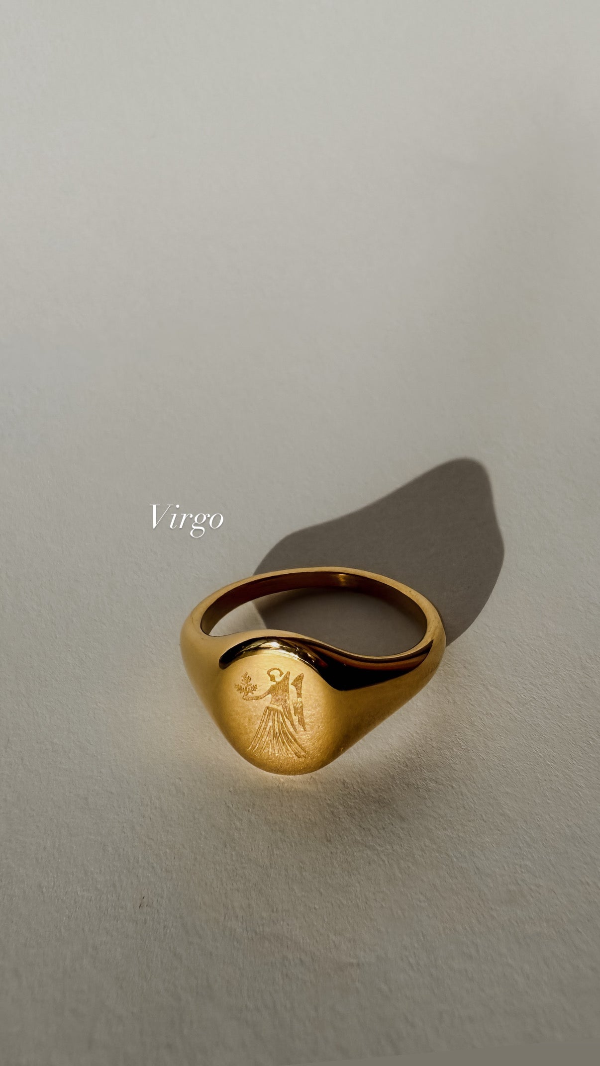 Starsign Signet Ring - Gold