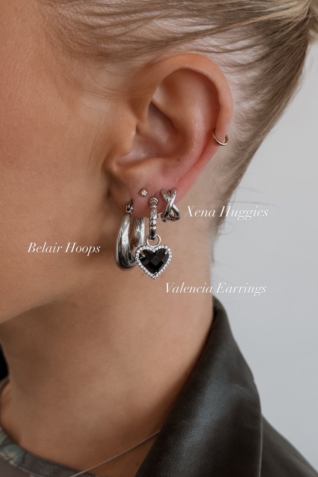 Valencia Earrings - Silver
