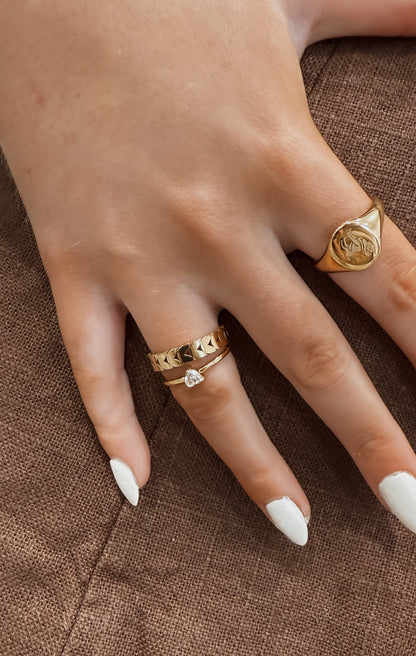 Olive Ring - Gold