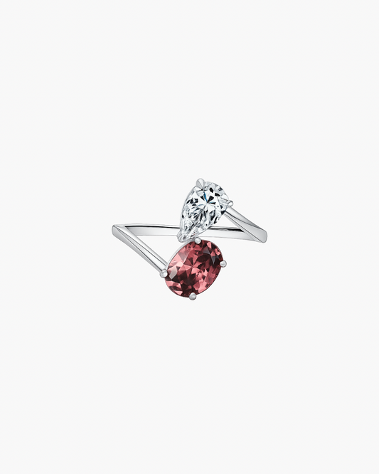 Toi et Moi Ring - Silver