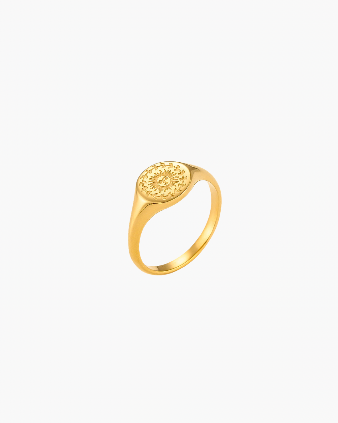 Summer Signet Ring - Gold