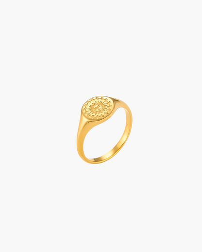 Summer Signet Ring - Gold