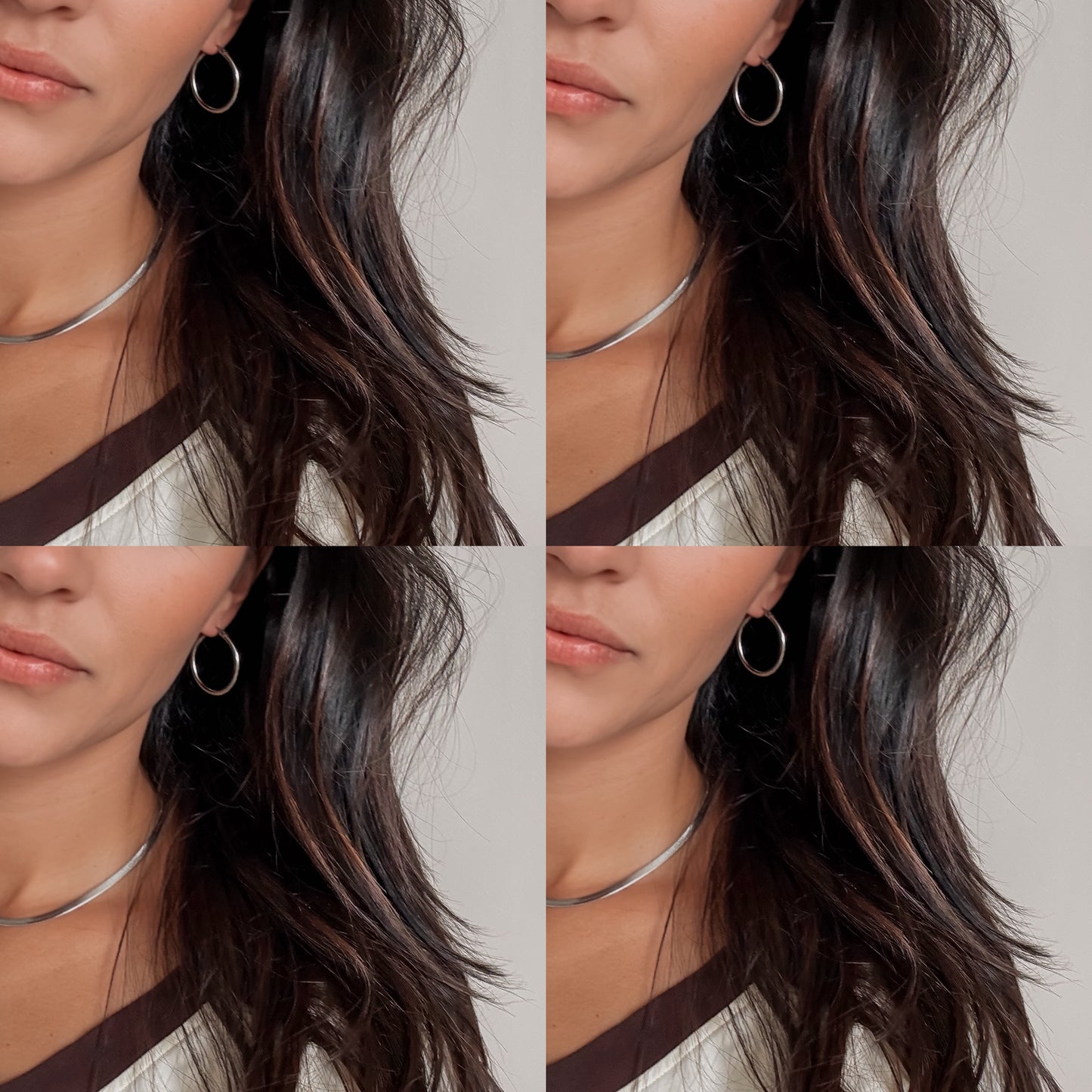 Nina Hoops - Silver